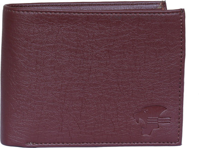 

PRT USA Men Brown Artificial Leather Wallet(10 Card Slots)
