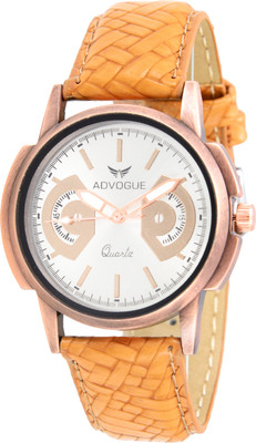 

Advogue New Stylish Leather Strap Color Brown watches Watch - For Boys