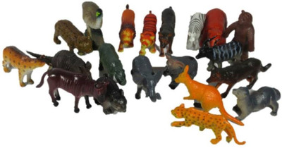 

ToyBin Presents 20 piece of Wild Animals Figure-Learning and Educational Toy + Made of Non-Toxic Material (Multicolor)(Multicolor)