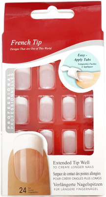 

One Personal Care Squared Oval French Tip Enhancement SQ-W | #DIY Milky White(Pack of 12)