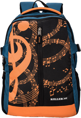 

Killer Liverpool 34L Printed Polyester Grey & Indigo Blue Laptop Backpack 34 L Laptop Backpack(Grey)