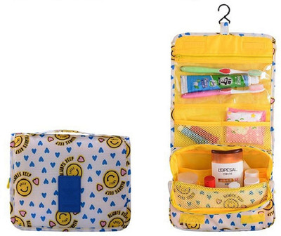 

Paradox Waterproof Portable Toiletry Cosmetic Organizer Pouch Hanging Wash Bags Travel Pouch Waterproof Multipurpose Bag(Yellow, Blue, Maroon, Multicolor, 10 inch)