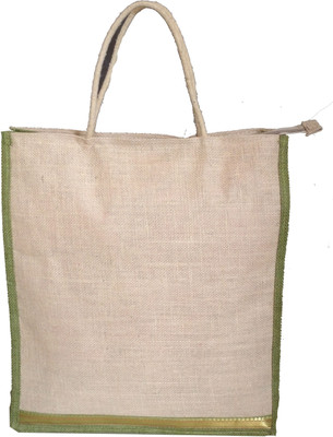 

HideCrusH Big size jute thaila Waterproof Multipurpose Bag(Green, 10 L)
