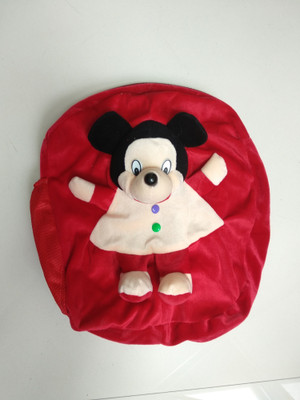 Tinytot Mickey Mouse School Bag(Red, 7 L) Tinytot Mickey Mouse School Bag(Red, 7 L)