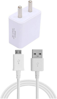 TROST 1 A Wall Charger for Mobile with Detachable Cable(White)