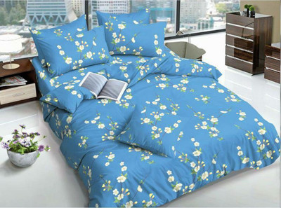 

Shivaay Fashion 200 TC Cotton Double Printed Bedsheet(Pack of 1, Multicolor)