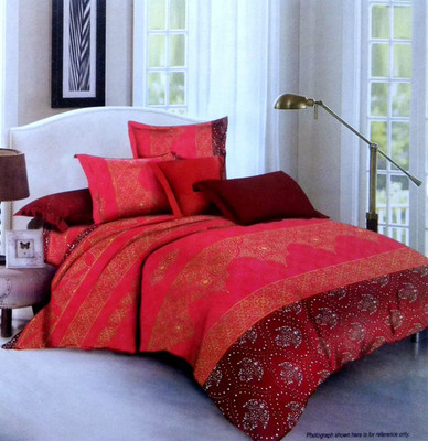 

Shivaay Fashion 200 TC Cotton Double Printed Bedsheet(Pack of 1, Multicolor)
