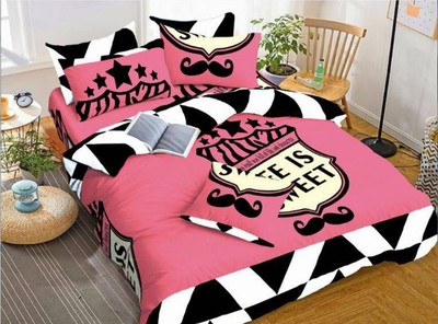 

Shivaay Fashion 200 TC Cotton Double Printed Bedsheet(Pack of 1, Multicolor)