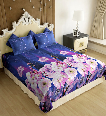 

Shivaay Fashion 200 TC Cotton Double Printed Bedsheet(Pack of 1, Multicolor)