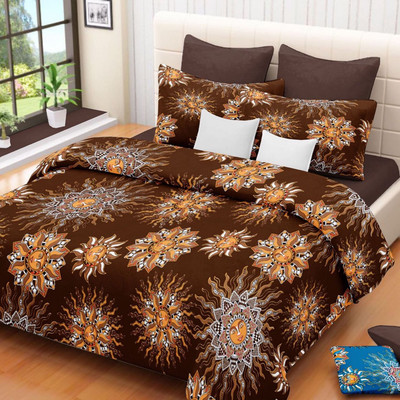 

Shivaay Fashion 200 TC Cotton Double Printed Bedsheet(Pack of 1, Multicolor)