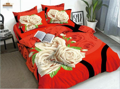 

Shivaay Fashion 200 TC Cotton Double Printed Bedsheet(Pack of 1, Multicolor)