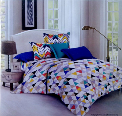 

Shivaay Fashion 200 TC Cotton Double Printed Bedsheet(Pack of 1, Multicolor)
