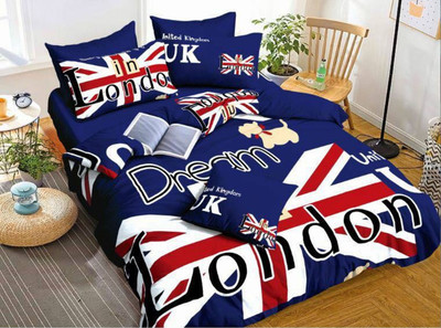 

Shivaay Fashion 200 TC Cotton Double Printed Bedsheet(Pack of 1, Multicolor)