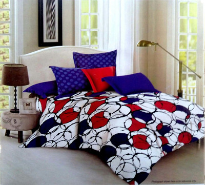 

Shivaay Fashion 200 TC Cotton Double Printed Bedsheet(Pack of 1, Multicolor)