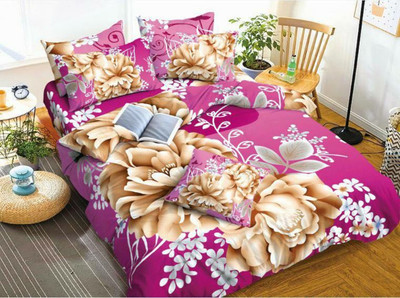 

Shivaay Fashion 200 TC Cotton Double Printed Bedsheet(Pack of 1, Multicolor)