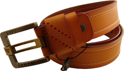 

SGE Men Casual, Party, Formal, Evening Tan Genuine Leather Belt