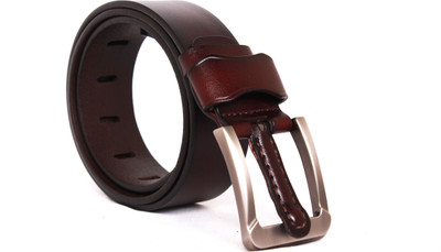 

BlackBuck Men Casual Brown Genuine Leather Belt
