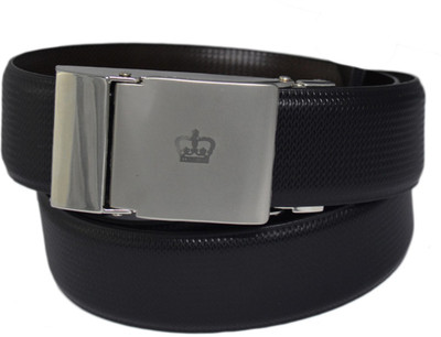 

LEE O Men Formal Black Genuine Leather Reversible Belt