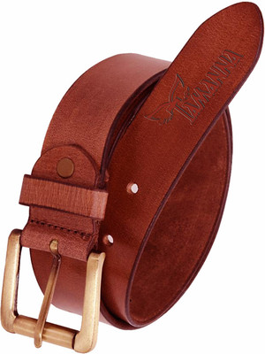 

Tamanna Men Formal Tan Genuine Leather Reversible Belt