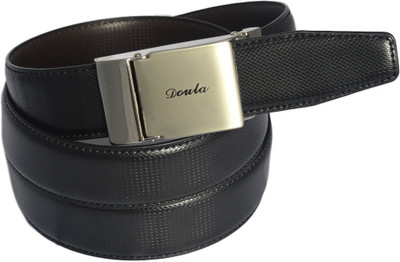 

LEE O Men Black Genuine Leather Belt