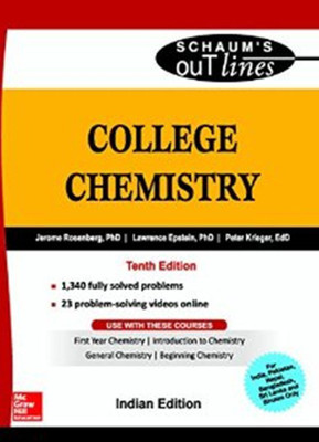 Schaum's Outline Series College Chemistry 10 Edition(English, Paperback, Jerome Rosenberg, Peter Krieger, Lawrence Epstein)