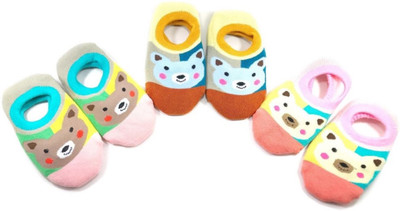 

Krivi kids SK004 Booties(Toe to Heel Length - 12 cm Multicolor)
