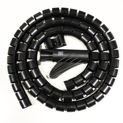 

MX Proffesional Black Wire Mesh Easy Cable Cover Organizer Heat Shrink Cable Sleeve(5 mm)