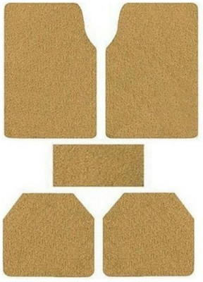 MOCKHE Rubber, Plastic Standard Mat For  Mahindra KUV 100(Beige)