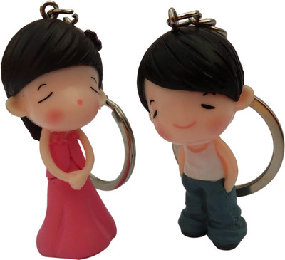 

JOSHISNEST Cute Love Birds Couple Key Chain(Multicolor)