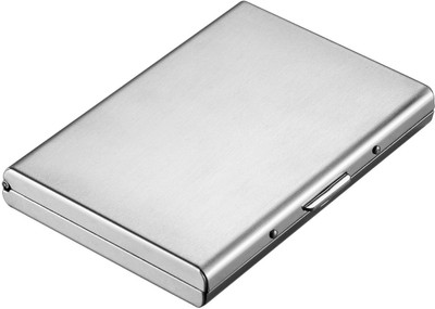 

Stealodeal New Exclusive ★ Silver Metal Debit/Credit Water Resistant 6 Card Holder(Set of 1, Silver)