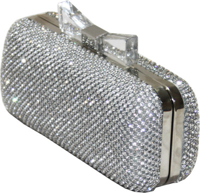 Mcnt Party Silver Clutch
