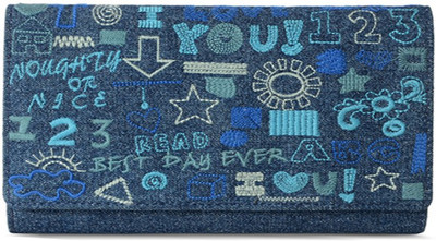 

Baggit Casual Blue Clutch