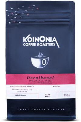 

Koinonia Coffee Roasters Doraikanal Whole Beans Roast & Ground Coffee 250 g