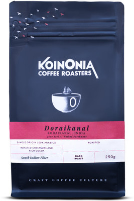 

Koinonia Coffee Roasters Doraikanal South Indian Filter Roast & Ground Coffee 250 g
