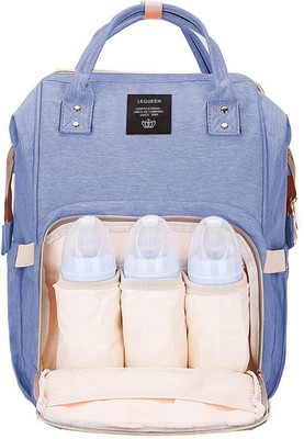 

Robustrion Stylish Waterproof Multifunctional Diaper Bag for Mothers Travel Nappy Tote Backpack Large Size(Light Purple)