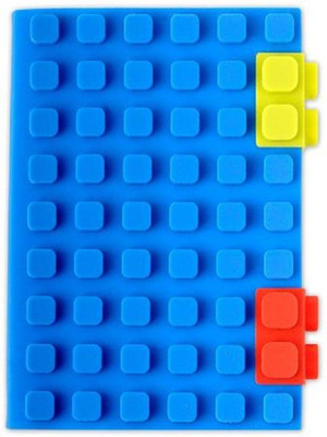 

Oytra A6 Diary(Designer Lego Soft Silicone, Blue)