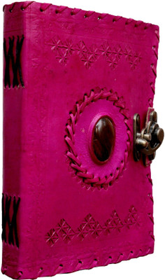 

SR MART A5 Diary(Medieval Stone Embossed, Pink)