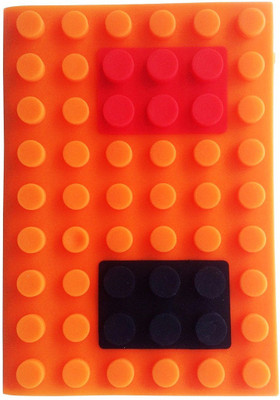 

Oytra A6 Diary(Designer Lego Soft Silicone, Orange)