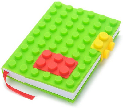 

Oytra A6 Diary(Designer Lego Soft Silicone, Green)