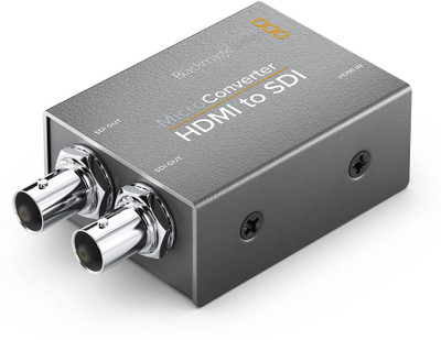 

Blackmagic Design CONVCMIC/HS/WPSU CONVCMIC/HS/WPSU Blackmagic Design Micro Converter HDMI to SDI with Power Supply(Gray)