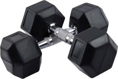 

L'avenir 2.5kg (PACK of 2) Professional HEX Weight Lifting Fixed Weight Dumbbell(5 kg)