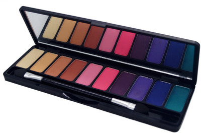 

One Personal Care 10 in 1 Textured Matte Eye Shadow Palette, Rose Gold Edition SQ-Hud 605 13.5 g(Multicolor-05)