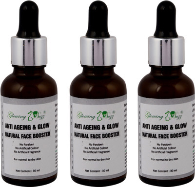 

Glowing Buzz Premium Anti-Ageing and Glow Natural combo of three Face Boosters(90 ml)