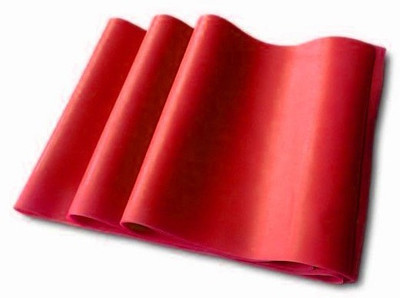 Iris Elastic Exercise Aerobic Band(Red, Pack of 1)