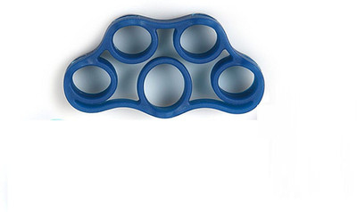 

QUINERGYS ® Mardi Gras - Silicone Finger Stretcher Hand Resistance Band Finger Strength Trainer Strengtheners for Rock Climbing Fitness Exercise Workout Hand Grip/Fitness Grip(Blue)