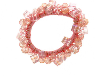 Anuradha Art Jewellery Rubber Band Rubber Band(Pink)