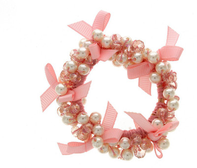 

Anuradha Art Jewellery Rubber Band Rubber Band(Pink)