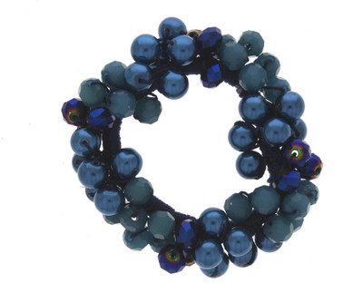 

Anuradha Art Jewellery Rubber Band Rubber Band(Blue)