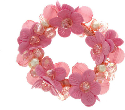 

Anuradha Art Jewellery Rubber Band Rubber Band(Pink)