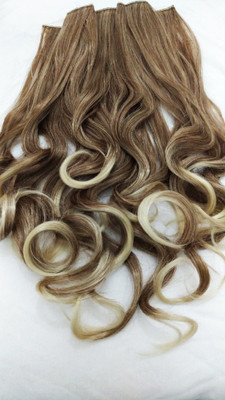 

Majik Extensions For Women | Extensions For Girls With Highlights ( Curly ,200 Gram) Hair Extension